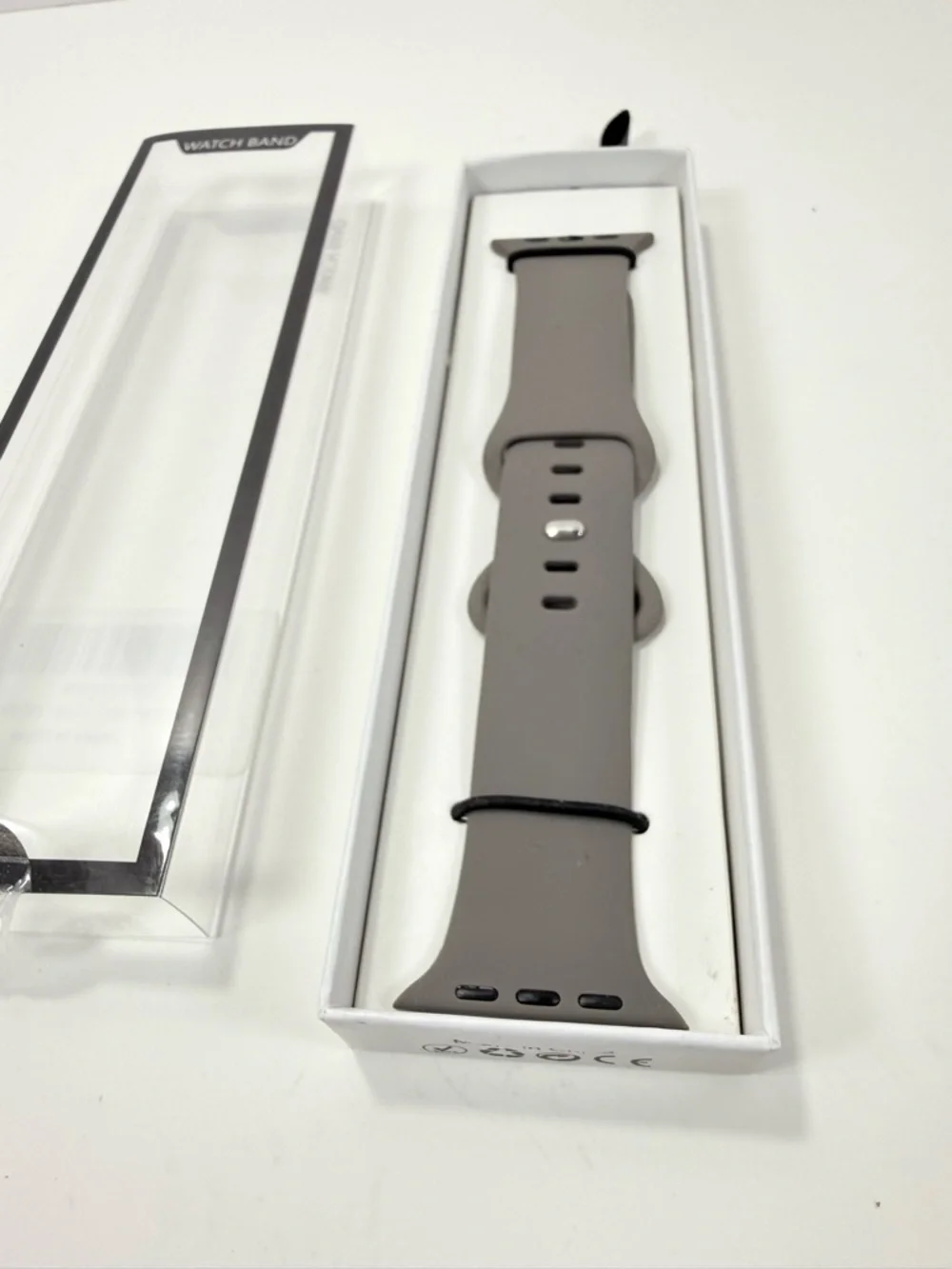 Silicone Smartwatch Band for Apple Watch 42/44mm- Taupe Gray